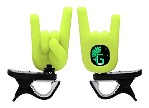 2Eleven Music Clip On Devil Horn Hand Gesture Guitar Tuner with Modes for Guitar 2Eleven Music Clip On Devil Horn Hand Gesture Guitar Tuner with Modes for Guitar
