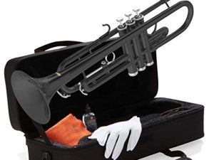 Mendini By Cecilio Bb Trumpet - Trumpets for Beginner or Advanced Student w/Case