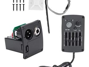 SE-5N 5 Band EQ Equalizer Pickup Tuner for Acoustic Guitar Musical Instrument