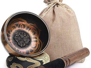 DomeStar Tibetan Singing Bowl Set Sound Bowl Meditation Bowl