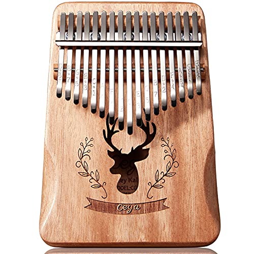 Kalimba 17 Key Thumb Piano Premium Mahogany Deer Pattern Portable Musical Instrument Gifts for Kids Amateur and Beginner (Nature Coating) Kalimba 17 Key Thumb Piano Premium Mahogany Deer Pattern Portable Musical Instrument Gifts for Kids Amateur and Beginner (Nature Coating)
