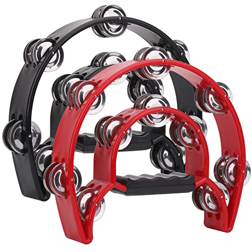 2Pack 10" Double Row Tambourine for Adult 2Pack 10" Double Row Tambourine for Adult