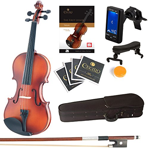 Mendini By Cecilio Violin For Kids & Adults - 1/2 MV300 Satin Antique Violins Mendini By Cecilio Violin For Kids & Adults - 1/2 MV300 Satin Antique Violins