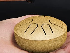 Steel Drum 3 Inch 6 Note Steel Tongue Drum Handpan Drum MiNi Instrument