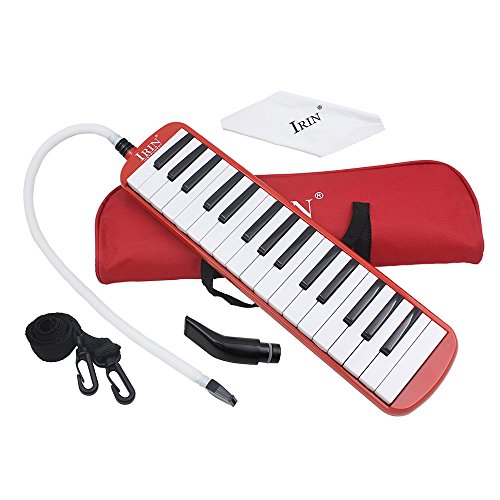 Btuty 32 Keys Melodica Piano Musical Instrument for Beginner Gift with Carrying Bag (red) Btuty 32 Keys Melodica Piano Musical Instrument for Beginner Gift with Carrying Bag (red)