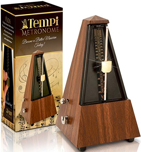 Tempi Metronome for Musicians - Includes Ebook and 2-Year Warranty - Mechanical Metronome for Piano Tempi Metronome for Musicians - Includes Ebook and 2-Year Warranty - Mechanical Metronome for Piano