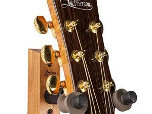 String Swing Guitar Wall Mount - Holder for Electric Acoustic and Bass Guitars - Stand Accessories Home or Studio Wall - Musical Instruments Safe Cherry CC01-C USA MADE
