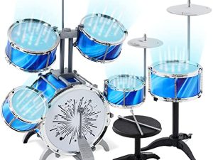 Best Choice Products 18-Piece Kids Beginner Drum Kit
