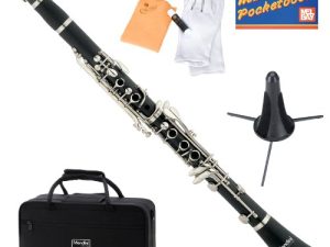 Mendini by Cecillo Bb Clarinet w/Case - Best Beginners Clarinet for Students