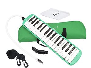 Btuty 32 Keys Melodica Piano Musical Instrument for Beginner Gift with Carrying Bag (green)