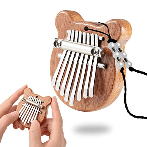 VIVP 8 Keys Mini Kalimba Thumb Piano Solid Wood Finger Piano Portable Marimba Musical Handmade Instruments Professional Mbira with Lanyard Good Accessory Pendant Gift Easy to Learn Christmas Gifts VIVP 8 Keys Mini Kalimba Thumb Piano Solid Wood Finger Piano Portable Marimba Musical Handmade Instruments Professional Mbira with Lanyard Good Accessory Pendant Gift Easy to Learn Christmas Gifts