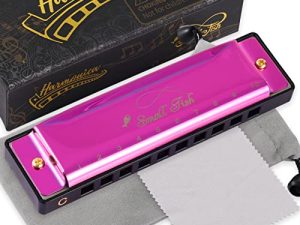Pink Harmonica for Kids and Adults