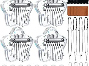 24 PCS 8 Keys Mini Kalimba Piano Christmas Gift Set for Kids