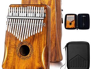 MIFOGE Kalimba Thumb Piano 17 Keys with Koa Acacia Wood