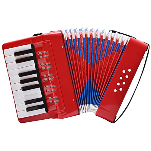 AIMEIS Accordion 17 Keys Piano Accordian Instrument AIMEIS Accordion 17 Keys Piano Accordian Instrument