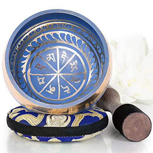 Tibetan Singing Bowl Set ~ Easy to Play ~ Creates Beautiful Sound for Holistic Healing Tibetan Singing Bowl Set ~ Easy to Play ~ Creates Beautiful Sound for Holistic Healing