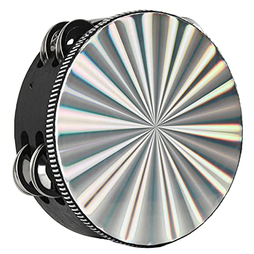 LMS Tambourine Wooden Tambourines for Adults Drum Bell Double Rows Handheld Drum Metal Jingles Percussion Musical Instrument Tambourine for Kids Party (6 Inch LMS Tambourine Wooden Tambourines for Adults Drum Bell Double Rows Handheld Drum Metal Jingles Percussion Musical Instrument Tambourine for Kids Party (6 Inch