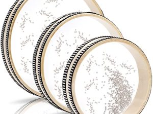 Fasmov 3 Pieces Wave Bead Ocean Drum