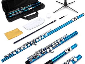 SLADE Closed Hole C Flutes - Musical Instrument Beginner Student Flute with Case