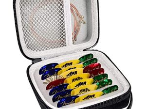 PAIYULE Guitar Pick Holder Case for Fender/ for Dunlop/ for D'Addario/ for Jim Dunlop/ for ChromaCast/ for UNLP MUSICAL INSTRUMENT Guitar Accessories