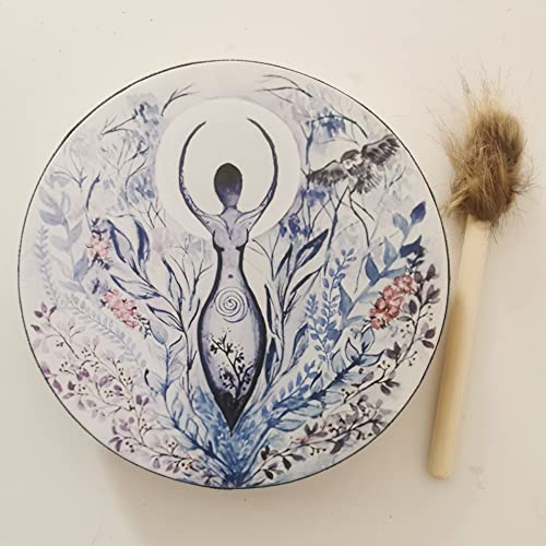 Handmade Shaman Drum with Drumsticks Handmade Shaman Drum with Drumsticks