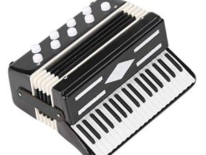 Alano Mini Musical Instrument Accordion Model Musical Instrument Decoration Ornaments (7cm)