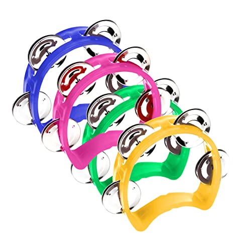 SAVITA 4 Pcs Percussion Tambourines SAVITA 4 Pcs Percussion Tambourines