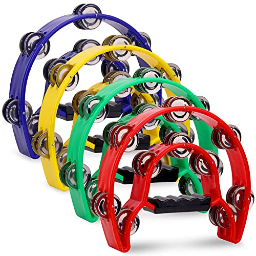 4 Pack 10" Double Row Tambourine 4 Pack 10" Double Row Tambourine