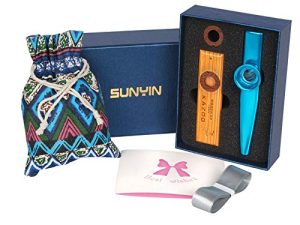 SUNYIN Wooden&Metal Kazoo