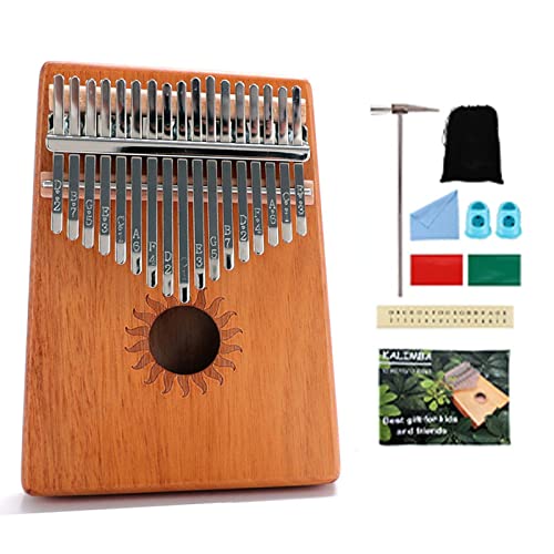 Kalimba Thumb Piano 17 Keys Mbira Finger Piano with Tune Hammer and Study Instruction Kalimba Thumb Piano 17 Keys Mbira Finger Piano with Tune Hammer and Study Instruction