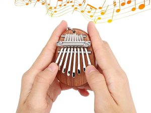 MIAODAM Mini Kalimba 8 Keys Thumb Piano