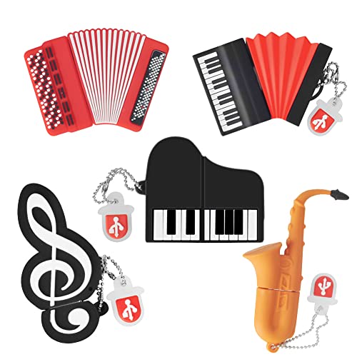 Leizhan 5 x 8GB Cute Music USB Flash Drive Leizhan 5 x 8GB Cute Music USB Flash Drive