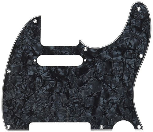 Fender Standard Telecaster Pick Guard (8 Hole) 4-Ply - Black Pearl Fender Standard Telecaster Pick Guard (8 Hole) 4-Ply - Black Pearl
