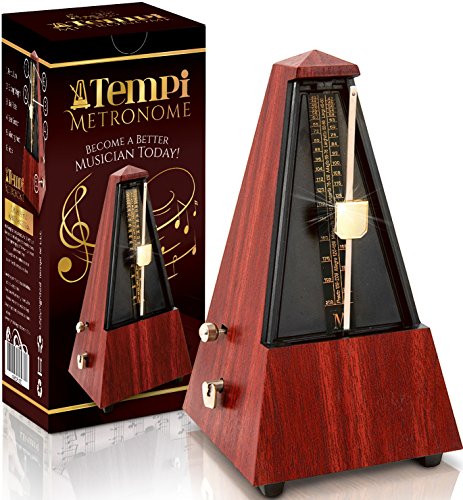 Tempi Metronome for Musicians - Includes Ebook and 2-Year Warranty - Mechanical Metronome for Piano Tempi Metronome for Musicians - Includes Ebook and 2-Year Warranty - Mechanical Metronome for Piano