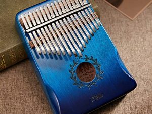Kalimba Thumb Piano 17-key Portable Mahogany Finger Piano With Tuning Hammer is a Musical Gift for Children