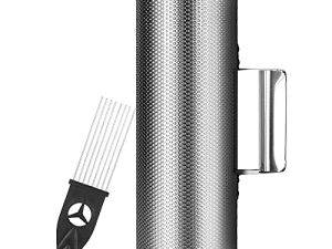 12" x 4" Metal Guiro Shaker Stainless Steel Guiro Instruments with Scraper Musical Instruments Latin Percussion Instrument