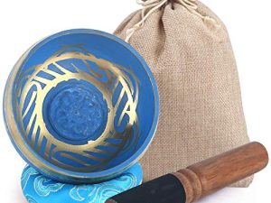 DomeStar Tibetan Singing Bowl Set Meditation Bowl
