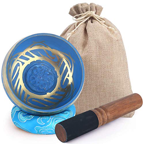DomeStar Tibetan Singing Bowl Set Meditation Bowl DomeStar Tibetan Singing Bowl Set Meditation Bowl