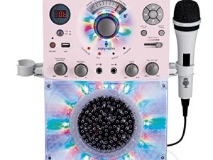 Singing Machine SML385UP Bluetooth Karaoke System with LED Disco Lights