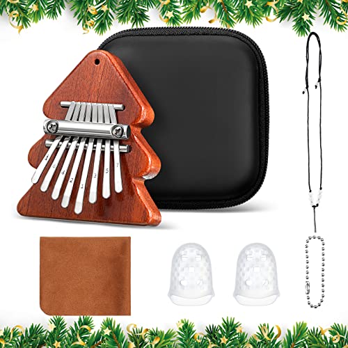 7 Pieces 8 Keys Mini Kalimba Piano Christmas Gift Set for Kids 7 Pieces 8 Keys Mini Kalimba Piano Christmas Gift Set for Kids