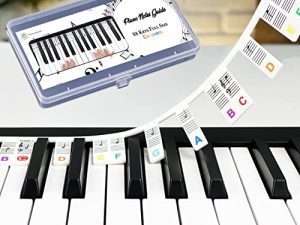 Removable Piano Keyboard Note Labels for Learning