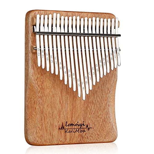 Kalimba Thumb Piano 21 Key Finger Piano Musical Instrument with Study Instruction and Tune Hammer Kalimba Thumb Piano 21 Key Finger Piano Musical Instrument with Study Instruction and Tune Hammer