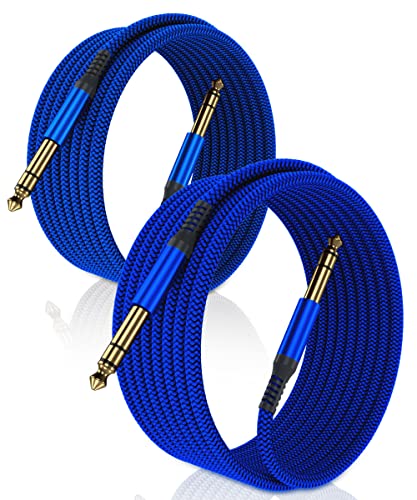 Elebase 1/4 Inch TRS Instrument Cable 10ft 2-Pack Elebase 1/4 Inch TRS Instrument Cable 10ft 2-Pack