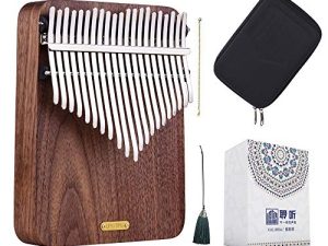 LingTing Kalimba 21 keys Thumb Piano Mbira Finger Piano Gift for Kids Adult Beginners Professional（LT-K21W
