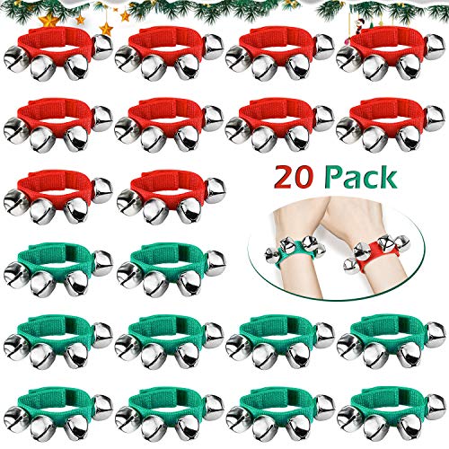 20PCS Christmas Wrist Band Jingle Bells 20PCS Christmas Wrist Band Jingle Bells