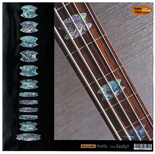 Jakamoto Oval Crown Block Base Position Mark Musical Instrument Inlay Sticker (MX) FB-298OC-MX Jakamoto Oval Crown Block Base Position Mark Musical Instrument Inlay Sticker (MX) FB-298OC-MX